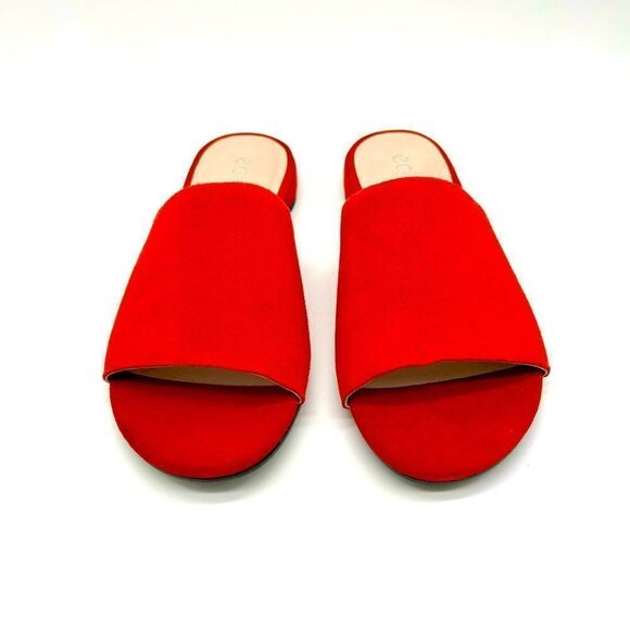 Ecco Peep Toe Slides - Picture 2 of 8
